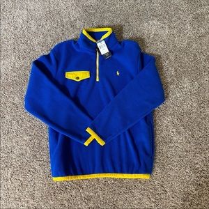 Polo Ralph Lauren Blue Fleece Sweater